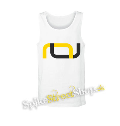 CALISTATIC - Yellow Logo Symbol - biele pánske tielko