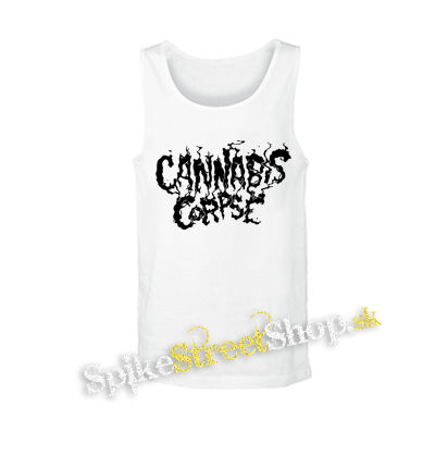 CANNABIS CORPSE - Logo - biele pánske tielko