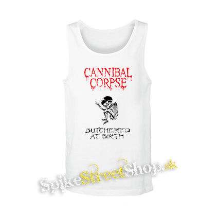 CANNIBAL CORPSE - Butchered At Birth - biele pánske tielko
