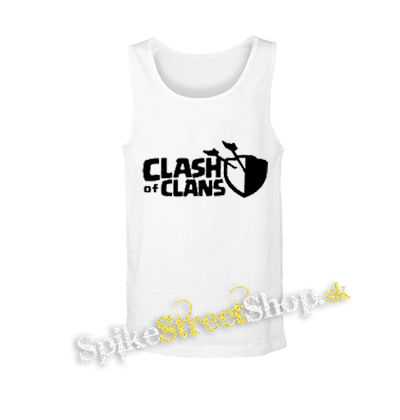 CLASH OF CLANS - Logo - biele pánske tielko