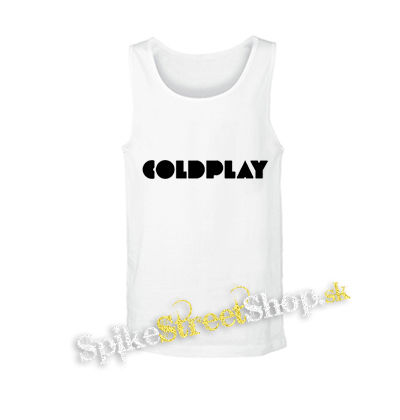 COLDPLAY - Logo - biele pánske tielko