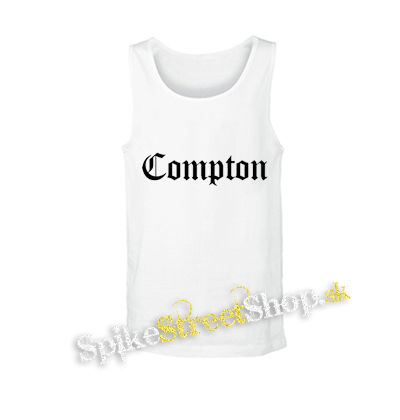 COMPTON - biele pánske tielko