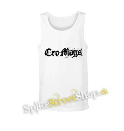 CRO-MAGS - Logo - biele pánske tielko