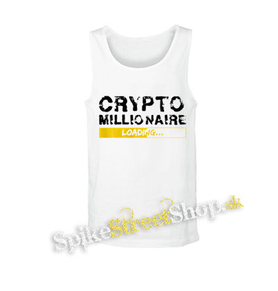 CRYPTOMILIONAIRE - Loading - biele pánske tielko