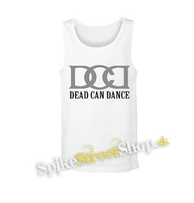DEAD CAN DANCE - Logo Grey Sign - biele pánske tielko