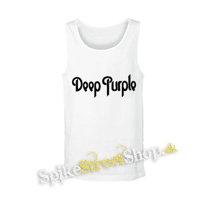 DEEP PURPLE - Logo - biele pánske tielko