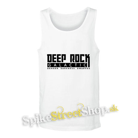 DEEP ROCK GALACTIC - Logo - biele pánske tielko