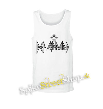 DEF LEPPARD - Logo 3 - biele pánske tielko