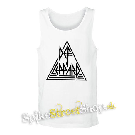 DEF LEPPARD - Logo - biele pánske tielko