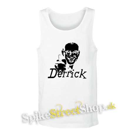 DERRICK - biele pánske tielko