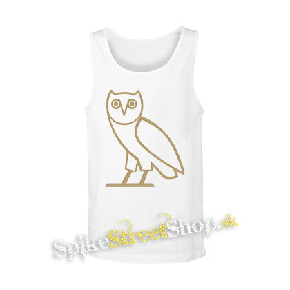 DRAKE - OWL SYMBOL - biele pánske tielko