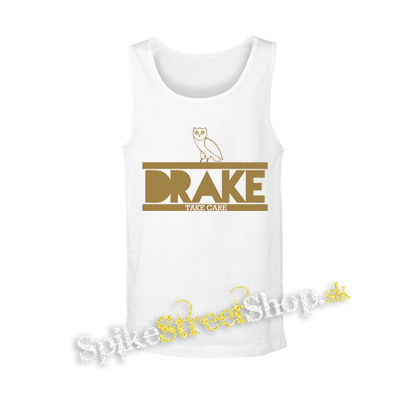 DRAKE - Take Care - biele pánske tielko