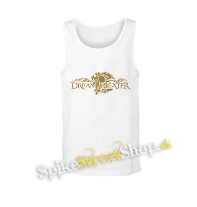 DREAM THEATER - Gold Logo - biele pánske tielko