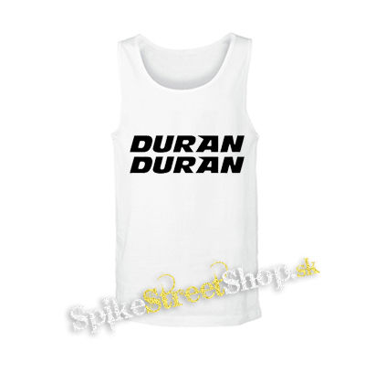 DURAN DURAN - White Logo - biele pánske tielko