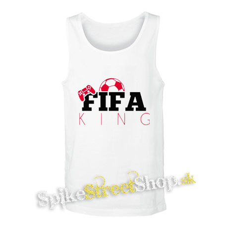 FIFA KING - biele pánske tielko