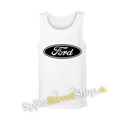 FORD - Logo - biele pánske tielko