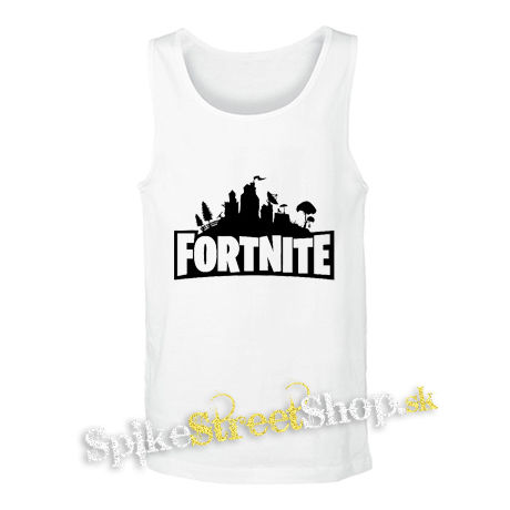 FORTNITE - Logo - biele pánske tielko