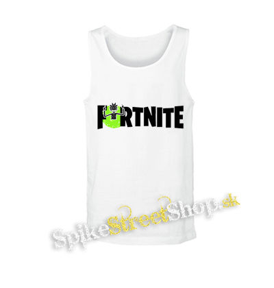 FORTNITE Season 7 - Rick Sanchez Logo - biele pánske tielko