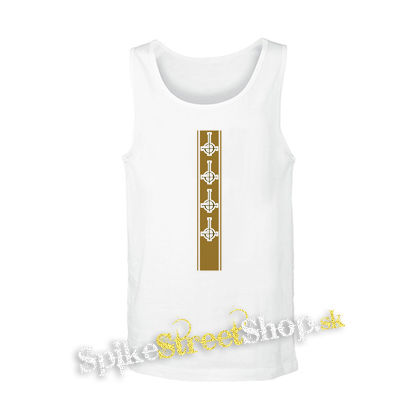 GHOST - Gold Logo Motive 2 - biele pánske tielko