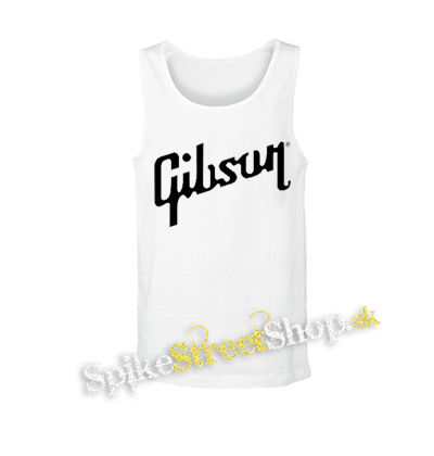 GIBSON - biele pánske tielko