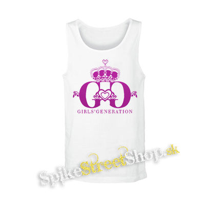 GIRLS´ GENERATION - Pink Logo - biele pánske tielko