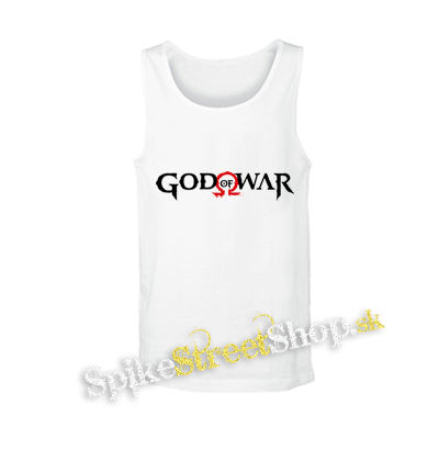 GOD OF WAR - Logo - biele pánske tielko