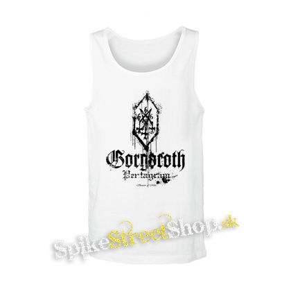 GORGOROTH - 666 Pentagram - biele pánske tielko