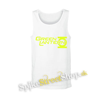 GREEN LANTERN - Logo - biele pánske tielko