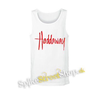 HADDAWAY - Logo - biele pánske tielko