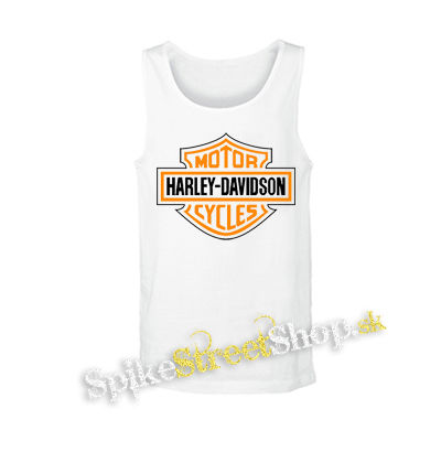 HARLEY-DAVIDSON MOTORCYCLES - biele pánske tielko
