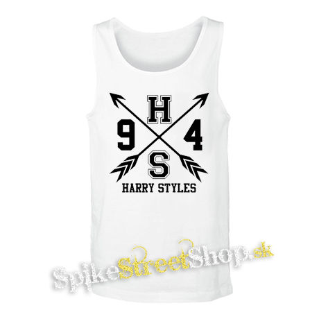 HARRY STYLES - Logo Crest - biele pánske tielko