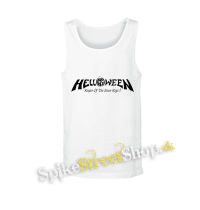 HELLOWEEN - Keeper Of The Seven Keys part I Logo - biele pánske tielko