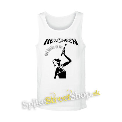 HELLOWEEN - Pink Bubbles Go Ape - biele pánske tielko
