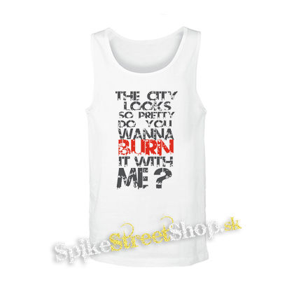 HOLLYWOOD UNDEAD - City - biele pánske tielko
