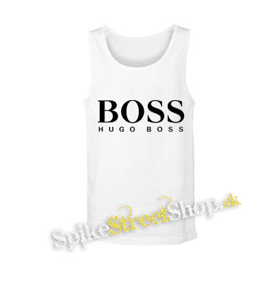 HUGO BOSS - biele pánske tielko