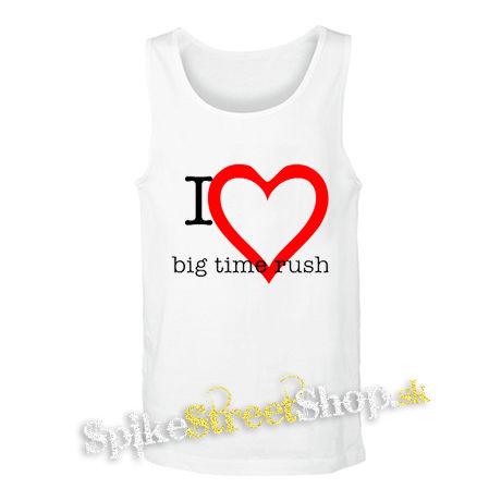 I LOVE BIG TIME RUSH - biele pánske tielko