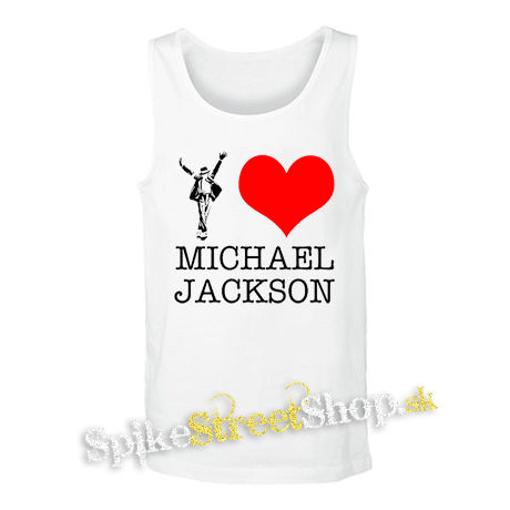I LOVE MICHAEL JACKSON - biele pánske tielko