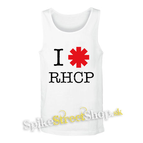 I LOVE RED HOT CHILI PEPPERS - biele pánske tielko