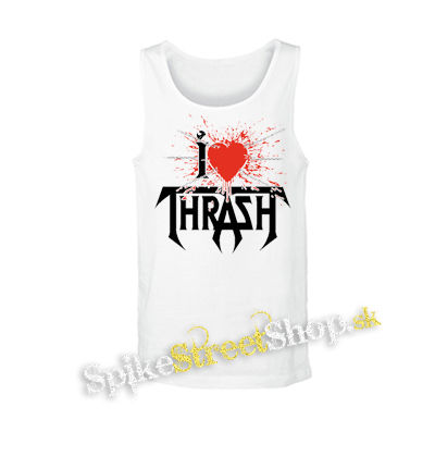I LOVE THRASH - biele pánske tielko