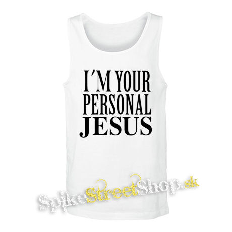 I´M YOUR PERSONAL JESUS - biele pánske tielko