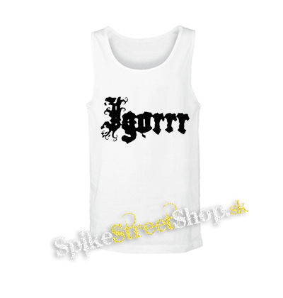 IGORRR - Logo - biele pánske tielko