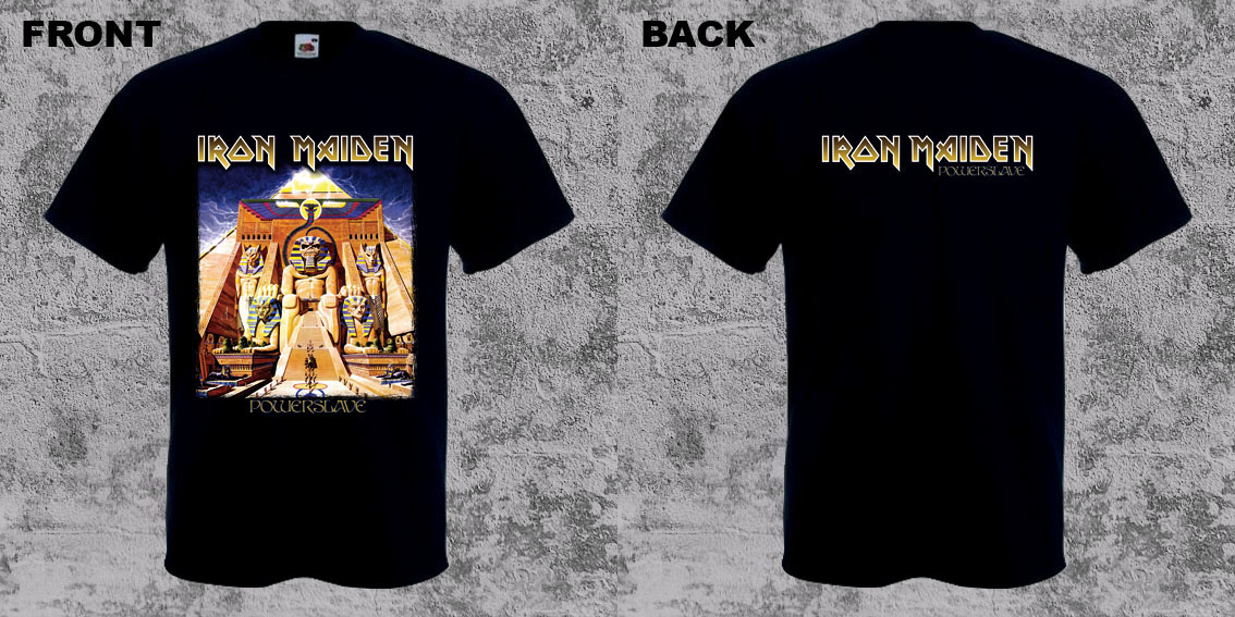 IRON MAIDEN - Powerslave - čierne pánske tričko