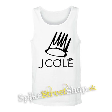 J COLE - Logo - biele pánske tielko