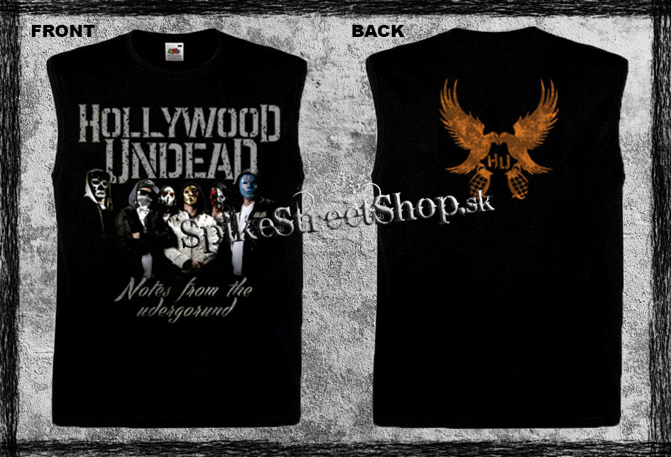 HOLLYWOOD UNDEAD - Notes From The Underground - čierne pánske tričko bez rukávov
