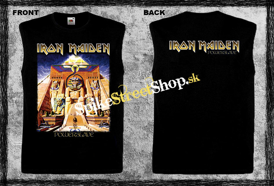 IRON MAIDEN - Powerslave - čierne pánske tričko bez rukávov