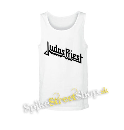 JUDAS PRIEST - Classic Logo - biele pánske tielko