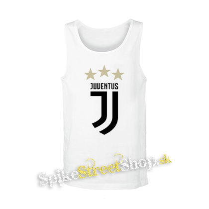 JUVENTUS FC - Logo Motive 2 Gold Star - biele pánske tielko