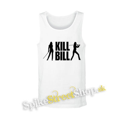 KILL BILL - Silhouette - biele pánske tielko