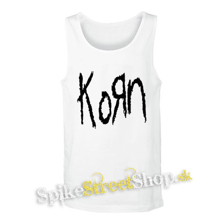 KORN - Original Logo - biele pánske tielko