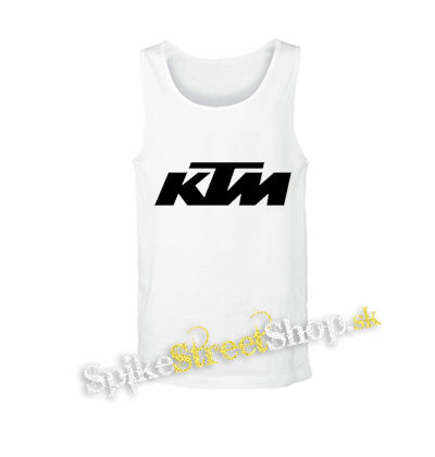 KTM - Logo - biele pánske tielko